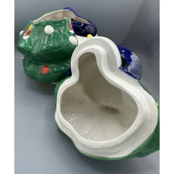 Vintage Snowman Christmas Tree Cookie Jar 2002 - Picture 5 of 9